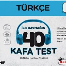 8. Sınıf Türkçe 40 Kafa Test-Kafa Dengi Yayınları