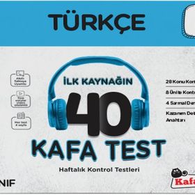 8. Sınıf Türkçe 40 Kafa Test-Kafa Dengi Yayınları
