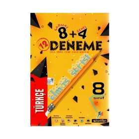 8. Sınıf Türkçe 8 + 4 Elmas Serisi Deneme - Startfen Yayınları
