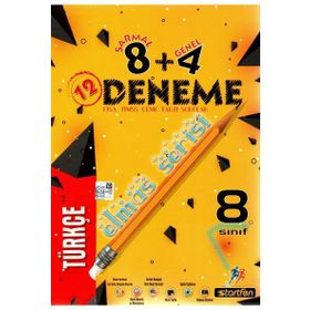 8. Sınıf Türkçe 8 + 4 Elmas Serisi Deneme - Startfen Yayınları