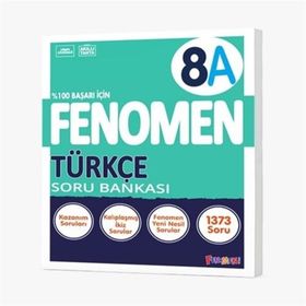 8. Sınıf Türkçe A Fenomen Soru Bankası Kurmay Yayınevi