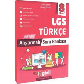 8. Sınıf Türkçe Alıştırmalı Soru Bankası - Gizli Yayınları