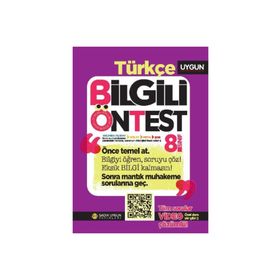8. Sınıf Türkçe Bilgili Ön Test-Sadık Uygun Yayınları