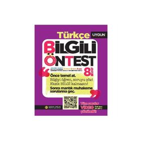 8. Sınıf Türkçe Bilgili Ön Test-Sadık Uygun Yayınları