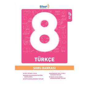 8 Sınıf Türkçe Biltest Soru Bankası Bilfen Yayınları