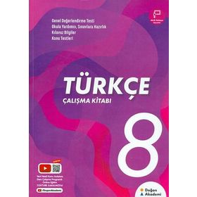 8. Sınıf Türkçe Çalışma Kitabı-Doğan Akademi Yayınları