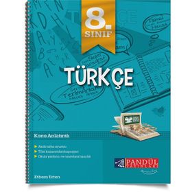 8. Sınıf Türkçe Defteri Pandül Yayınları