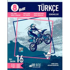 8. Sınıf Türkçe Drift Serisi 16'lı Denemeleri - Son Viraj Yayınları