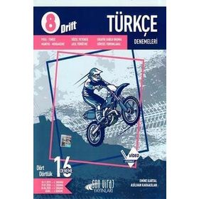 8. Sınıf Türkçe Drift Serisi 16'lı Denemeleri - Son Viraj Yayınları