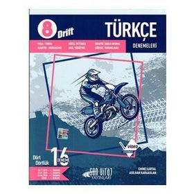 8. Sınıf Türkçe Drift Serisi 16'lı Denemeleri - Son Viraj Yayınları