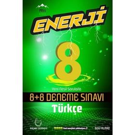 8. Sınıf Türkçe Enerji 8+8 Deneme Sınavı Palme Yayınları