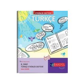 8. Sınıf Türkçe Etkinlik Defteri Pandül Yayınları