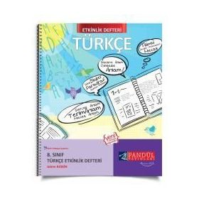 8. Sınıf Türkçe Etkinlik Defteri Pandül Yayınları