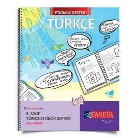 8. Sınıf Türkçe Etkinlik Defteri Pandül Yayınları