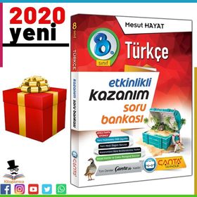 8. Sınıf Türkçe Etkinlikli Kazanım Soru Bankası Çanta Yayınları