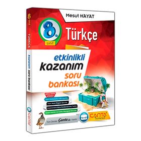 8. Sınıf Türkçe Etkinlikli Kazanım Soru Bankası Çanta Yayınları