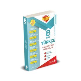 8. Sınıf Türkçe Fark Var Kazanım Takip Denemeleri - Koray Varol Akademi Yayınları