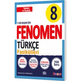 8. Sınıf Türkçe Fasikülleri Fenomen Okul Yayınları