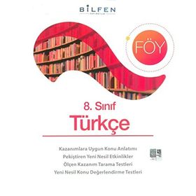 8. Sınıf Türkçe Föy Konu Anlatımlı - Bilfen Yayınları