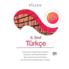 8. Sınıf Türkçe Föy Konu Anlatımlı - Bilfen Yayınları