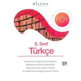 8. Sınıf Türkçe Föy Konu Anlatımlı - Bilfen Yayınları