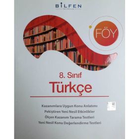 8. Sınıf Türkçe Föy Konu Anlatımlı - Bilfen Yayınları