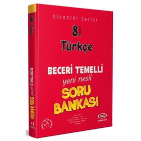 8. Sınıf Türkçe Garantör Beceri Temelli Soru Bankası-Data Yayınları