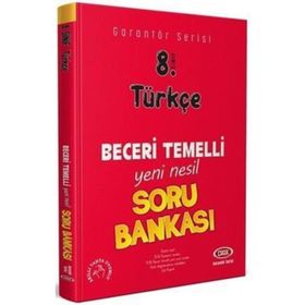 8. Sınıf Türkçe Garantör Beceri Temelli Soru Bankası-Data Yayınları