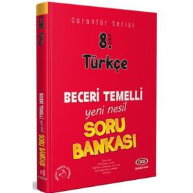 8. Sınıf Türkçe Garantör Beceri Temelli Soru Bankası-Data Yayınları