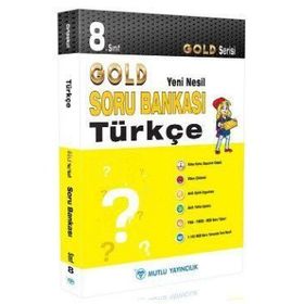 8. Sınıf Türkçe Gold Serisi Yeni Nesil Soru Bankası - Mutlu Yayınları
