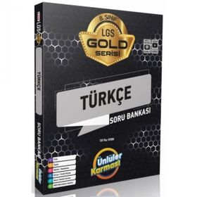 8. Sınıf Türkçe Gold Soru Bankası - Ünlüler Yayınları