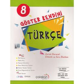 8. Sınıf Türkçe Göster Kendini Soru Bankası - Çalışkan Yayınları