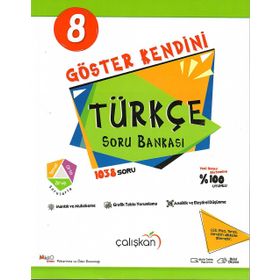8. Sınıf Türkçe Göster Kendini Soru Bankası - Çalışkan Yayınları