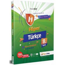 8. Sınıf Türkçe Hiper Konu Anlatımlı Soru Bankası-Hiper Zeka Yayınları