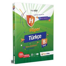 8. Sınıf Türkçe Hiper Konu Anlatımlı Soru Bankası-Hiper Zeka Yayınları