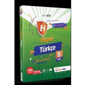 8. Sınıf Türkçe Hiper Konu Anlatımlı Soru Bankası-Hiper Zeka Yayınları