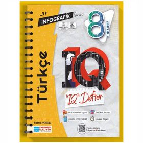 8.Sınıf Türkçe İnfografik Serisi IQ Akıllı Defter Evrensel İletişim