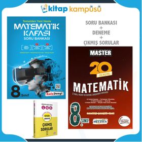 8.Sınıf Türkçe Kafası Soru Bankası Azza Matematik 20'li Deneme-Kafadengi Yayınları