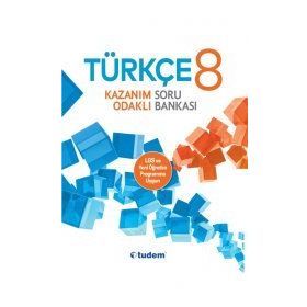 8 Sınıf Türkçe Kazanım Odaklı Soru Bankası Tudem Yayınları