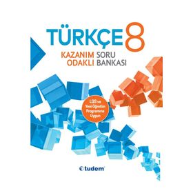 8 Sınıf Türkçe Kazanım Odaklı Soru Bankası Tudem Yayınları