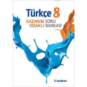 8 Sınıf Türkçe Kazanım Odaklı Soru Bankası Tudem Yayınları