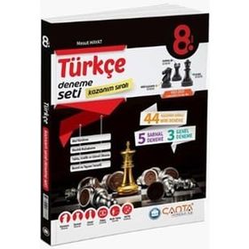 8. Sınıf Türkçe Kazanım Sıralı Deneme Seti - Çanta Yayınları