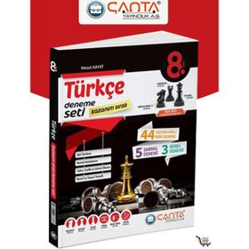 8. Sınıf Türkçe Kazanım Sıralı Deneme Seti - Çanta Yayınları