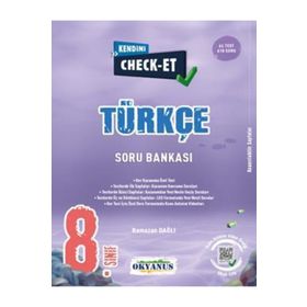 8. Sınıf Türkçe Kendini Check Et Soru Bankası - Okyanus Yayınları