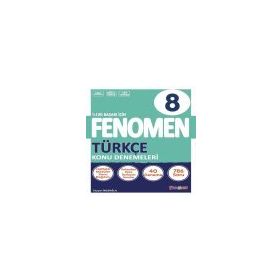 8. Sınıf Türkçe Konu Denemeleri 40 Deneme Fenomen Yayınları