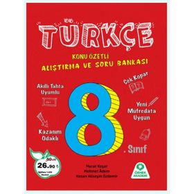 8. Sınıf Türkçe Konu Özetli Araştırma ve Soru Bankası Örnek Akademi Yayınları