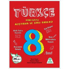 8. Sınıf Türkçe Konu Özetli Araştırma ve Soru Bankası Örnek Akademi Yayınları