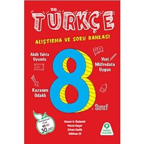 8. Sınıf Türkçe Konu Özetli Araştırma ve Soru Bankası Örnek Akademi Yayınları