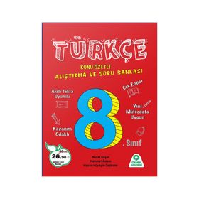 8. Sınıf Türkçe Konu Özetli Araştırma ve Soru Bankası Örnek Akademi Yayınları