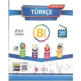 8. Sınıf Türkçe Konu Özetli Soru Bankası Seti Sonuç Yayınları